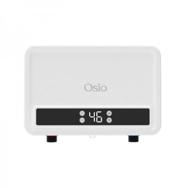 Osio OHF-2590W Λευκός αδιάβροχος ηλεκτρικός ταχυθερμαντήρας τοίχου για μπάνιο IPX4 με οθόνη 5500W