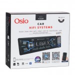 Osio ACO-4720UBT Ηχοσύστημα Αυτοκινήτου με 7 Φωτισμούς FM, 2xUSB, Aux-In, Bluetooth και τηλεχ 4x45W