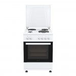 Princess FR6060PAR Κουζίνα 72lt με Εμαγιέ Εστίες και καπάκι Π60εκ.