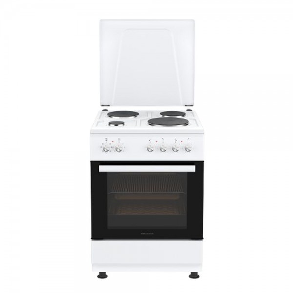 Princess FR6060PAR Κουζίνα 72lt με Εμαγιέ Εστίες και καπάκι Π60εκ.