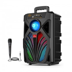 SING-E Φορητό ηχείο με μικρόφωνο ZQS8149 8″ 1800mAh