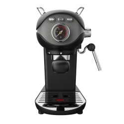 IQ CM-185 Αυτόματη Μηχανή Espresso Capuccino για Αλεσμένο Καφέ 20bar Μαύρη 