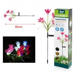 KMT Ηλιακά φωτιζόμενο διακοσμητικό λουλούδι LED