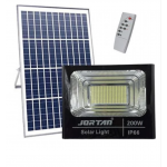 Jortan Ηλιακός Προβολέας Με Τηλεχειριστήριο LED 200W IP66
