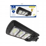 Jortan Led Αδιάβροχο Ηλιακό Φωτιστικό Δρόμου 150W με Ανιχνευτή Κίνησης & Τηλεχειριστήριο IP66 6500K