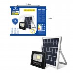 Jortan Ηλιακός Προβολέας Με Τηλεχειριστήριο LED 10W IP66