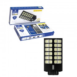Jortan Led Αδιάβροχο Ηλιακό Φωτιστικό Δρόμου 2000W με Ανιχνευτή Κίνησης & Τηλεχειριστήριο IP66
