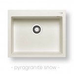 Pyramis Istros 61x50 1B Ένθετος Νεροχύτης Pyragranite Snow