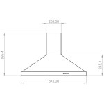 Silifo SF6618 Απορροφητήρας Καμινάδα Inox