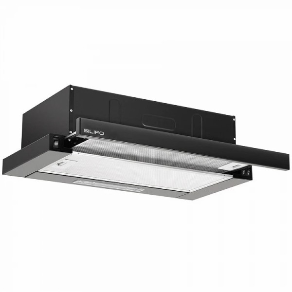 SILIFO SF6665 Απορροφητήρας Συρόμενος 60cm Μαύρο (4 Έτη Εγγύηση) SILIFO SF6665 Απορροφητήρας Συρόμενος 60cm Μαύρο (4 Έτη Εγγύηση)