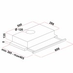 SILIFO SF6665 Απορροφητήρας Συρόμενος 60cm Μαύρο (4 Έτη Εγγύηση) SILIFO SF6665 Απορροφητήρας Συρόμενος 60cm Μαύρο (4 Έτη Εγγύηση)