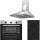 Σετ SILIFO SF6850BOI & SF6801HDV2 & SF6619 Φούρνος 83lt, Εστία Domino & Απορροφητήρας 92028 (4 Έτη Εγγύηση)