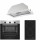 Σετ SILIFO SF6850BOI & SF6801HDV2 & SF6615 Φούρνος 83lt, Εστία Domino & Μηχανισμός Απορρόφησης 92029 (4 Έτη Εγγύηση)
