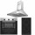 Σετ SILIFO SF6850BOI & SF6802HDV3 & SF6619 Φούρνος 83lt, Εστία Domino & Απορροφητήρας 92033 (4 Έτη Εγγύηση)