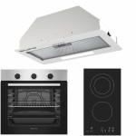 Σετ SILIFO SF6850BOI & SF6802HDV3 & SF6615 Φούρνος 83lt, Εστία Domino & Μηχανισμός Απορρόφησης 92034 (4 Έτη Εγγύηση)