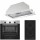Σετ SILIFO SF6850BOI & SF6802HDV3 & SF6615 Φούρνος 83lt, Εστία Domino & Μηχανισμός Απορρόφησης 92034 (4 Έτη Εγγύηση)