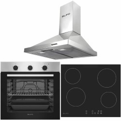 Σετ SILIFO SF6850BOI & SF6821HV4 & SF6619 Φούρνος 83lt, Κεραμική Εστία & Απορροφητήρας 92038 (4 Έτη Εγγύηση)