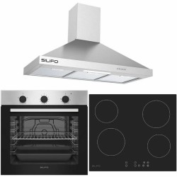 Σετ SILIFO SF6850BOI & SF6821HV4 & SF6618 Φούρνος 83lt, Κεραμική Εστία & Απορροφητήρας 90cm 92040 (4 Έτη Εγγύηση)