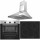Σετ SILIFO SF6850BOI & SF6822HV5 & SF6619 Φούρνος 83lt, Κεραμική Εστία & Απορροφητήρας 92077 (4 Έτη Εγγύηση)
