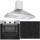 Σετ SILIFO SF6850BOI & SF6822HV5 & SF6618 Φούρνος 83lt, Κεραμική Εστία & Απορροφητήρας 92079 (4 Έτη Εγγύηση)