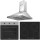 Σετ SILIFO SF6008 & SF6822HV5 & SF6619 Φούρνος, Κεραμική Εστία & Απορροφητήρας 92249
