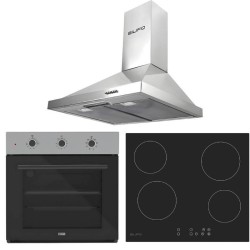 Σετ SILIFO SF6008 & SF6821HV4 & SF6619 Φούρνος, Κεραμική Εστία & Απορροφητήρας 92265