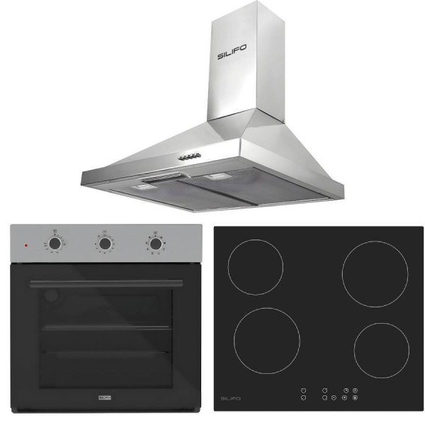 Σετ SILIFO SF6008 & SF6821HV4 & SF6619 Φούρνος, Κεραμική Εστία & Απορροφητήρας 92265 Σετ SILIFO SF6008 & SF6821HV4 & SF6619 Φούρνος, Κεραμική Εστία & Απορροφητήρας 92265