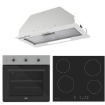 Σετ SILIFO SF6008 & SF6821HV4 & SF6615 Φούρνος, Κεραμική Εστία & Μηχανισμός Απορρόφησης 92266