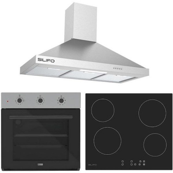 Σετ SILIFO SF6008 & SF6821HV4 & SF6618 Φούρνος, Εστία & Απορροφητήρας 92268 Σετ SILIFO SF6008 & SF6821HV4 & SF6618 Φούρνος, Εστία & Απορροφητήρας 92268