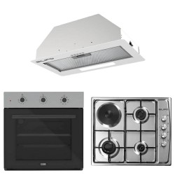Σετ SILIFO SF6008 & SF6100 & SF6615 Φούρνος, Μικτή Εστία & Μηχανισμός Απορρόφησης 92270