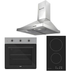 Σετ SILIFO SF6008 & SF6801HDV2 & SF6619 Φούρνος, Εστία Domino & Απορροφητήρας 92325