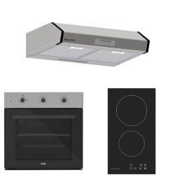 Σετ SILIFO SF6008 & SF6801HDV2 & SF6683 Φούρνος, Εστία Domino & Απορροφητήρας 92327