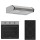 Σετ SILIFO SF6008 & SF6801HDV2 & SF6683 Φούρνος, Εστία Domino & Απορροφητήρας 92327