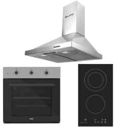 Σετ SILIFO SF6008 & SF6802HDV3 & SF6619 Φούρνος, Εστία Domino & Απορροφητήρας 92332