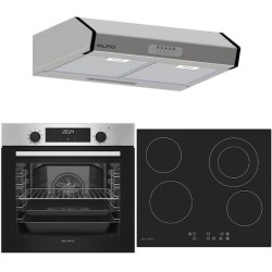 Σετ SILIFO SF6855BOI & SF6822HV5 & SF6683 Φούρνος 76lt, Κεραμική Εστία & Απορροφητήρας 93473 (4 Έτη Εγγύηση)