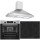 Σετ SILIFO SF6855BOI & SF6821HV4 & SF6618 Φούρνος 76lt, Κεραμική Εστία & Απορροφητήρας 93487 (4 Έτη Εγγύηση)
