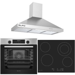 Σετ SILIFO SF6855BOI & SF6822HV5 & SF6618 Φούρνος 76lt, Κεραμική Εστία & Απορροφητήρας 93489 (4 Έτη Εγγύηση)