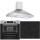 Σετ SILIFO SF6855BOI & SF6822HV5 & SF6618 Φούρνος 76lt, Κεραμική Εστία & Απορροφητήρας 93489 (4 Έτη Εγγύηση)