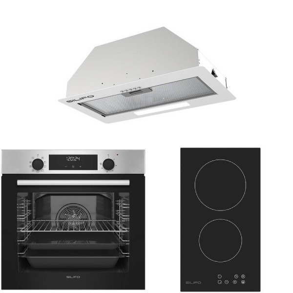 Σετ SILIFO SF6855BOI & SF6801HDV2 & SF6615 Φούρνος 76lt, Εστία Domino & Μηχανισμός Απορρόφησης 93501 (4 Έτη Εγγύηση) Σετ SILIFO SF6855BOI & SF6801HDV2 & SF6615 Φούρνος 76lt, Εστία Domino & Μηχανισμός Απορρόφησης 93501 (4 Έτη Εγγύηση)