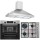 Σετ SILIFO SF6855BOI & SF6100 & SF6618 Φούρνος 76lt, Μικτή Εστία & Απορροφητήρας 93613 (4 Έτη Εγγύηση)