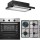 Σετ SILIFO SF6850BOI & SF6100 & SF6665 Φούρνος 83lt, Μικτή Εστία & Απορροφητήρας 93615 (4 Έτη Εγγύηση)