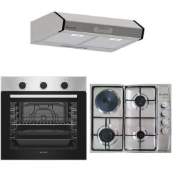 Σετ SILIFO SF6850BOI & SF6100 & SF6683 Φούρνος 83lt, Μικτή Εστία & Απορροφητήρας 93616 (4 Έτη Εγγύηση)