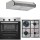 Σετ SILIFO SF6850BOI & SF6100 & SF6683 Φούρνος 83lt, Μικτή Εστία & Απορροφητήρας 93616 (4 Έτη Εγγύηση)