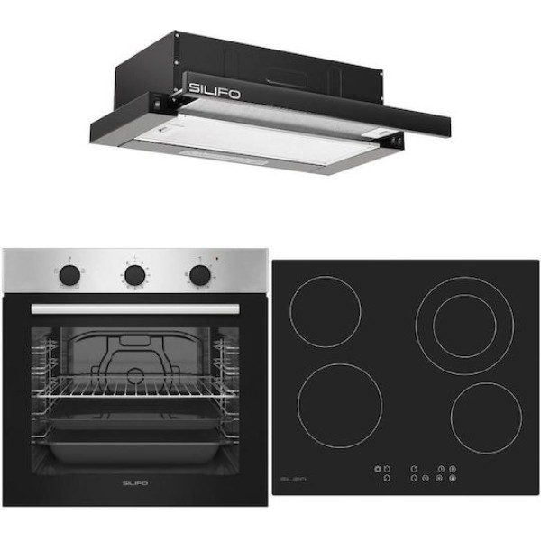 Σετ SILIFO SF6850BOI & SF6822HV5 & SF6665 Φούρνος 83lt, Κεραμική Εστία & Απορροφητήρας 93618 (4 Έτη Εγγύηση) Σετ SILIFO SF6850BOI & SF6822HV5 & SF6665 Φούρνος 83lt, Κεραμική Εστία & Απορροφητήρας 93618 (4 Έτη Εγγύηση)