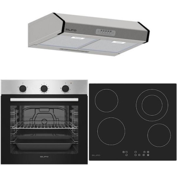 Σετ SILIFO SF6850BOI & SF6822HV5 & SF6683 Φούρνος 83lt, Κεραμική Εστία & Απορροφητήρας 93619 (4 Έτη Εγγύηση) Σετ SILIFO SF6850BOI & SF6822HV5 & SF6683 Φούρνος 83lt, Κεραμική Εστία & Απορροφητήρας 93619 (4 Έτη Εγγύηση)