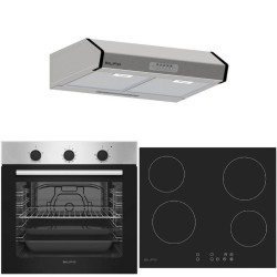 Σετ SILIFO SF6850BOI & SF6821HV4 & SF6683 Φούρνος 83lt, Κεραμική Εστία & Απορροφητήρας 93623 (4 Έτη Εγγύηση)