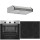 Σετ SILIFO SF6850BOI & SF6821HV4 & SF6683 Φούρνος 83lt, Κεραμική Εστία & Απορροφητήρας 93623 (4 Έτη Εγγύηση)