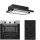 Σετ SILIFO SF6850BOI & SF6802HDV3 & SF6665 Φούρνος 83lt, Εστία Domino & Απορροφητήρας 93645 (4 Έτη Εγγύηση)