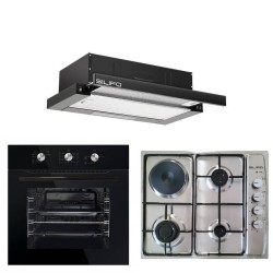 Σετ SILIFO SF6090 & SF6100 & SF6665 Φούρνος Υγραερίου, Εστία & Απορροφητήρας 93655
