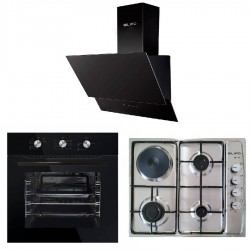 Silifo SF6090 Φούρνος + SF6100 Εστία Μικτή + SF6610 Απορροφητήρας Τζάκι